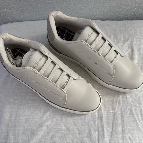 Ben Sherman Hammond Grey Leather Shoes Men’s 10.5 NIB - Picture 2 of 11